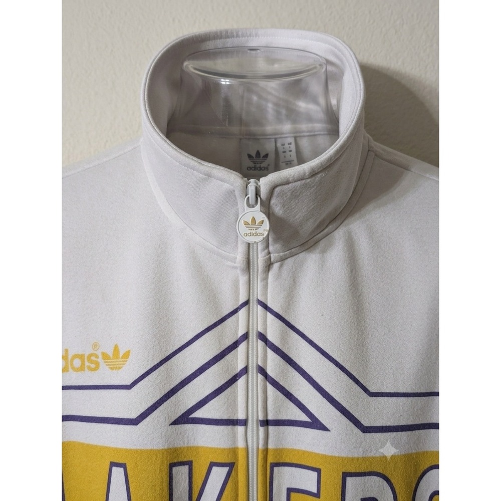 Y2K Adidas Los Angeles Lakers The New Attitude Track Jacket Size M - Picture 2 of 7